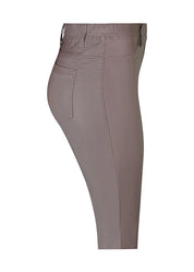 Koutattu jeggins housu Ze-Ze Dixie 469 taupe pitkä lahje 1125