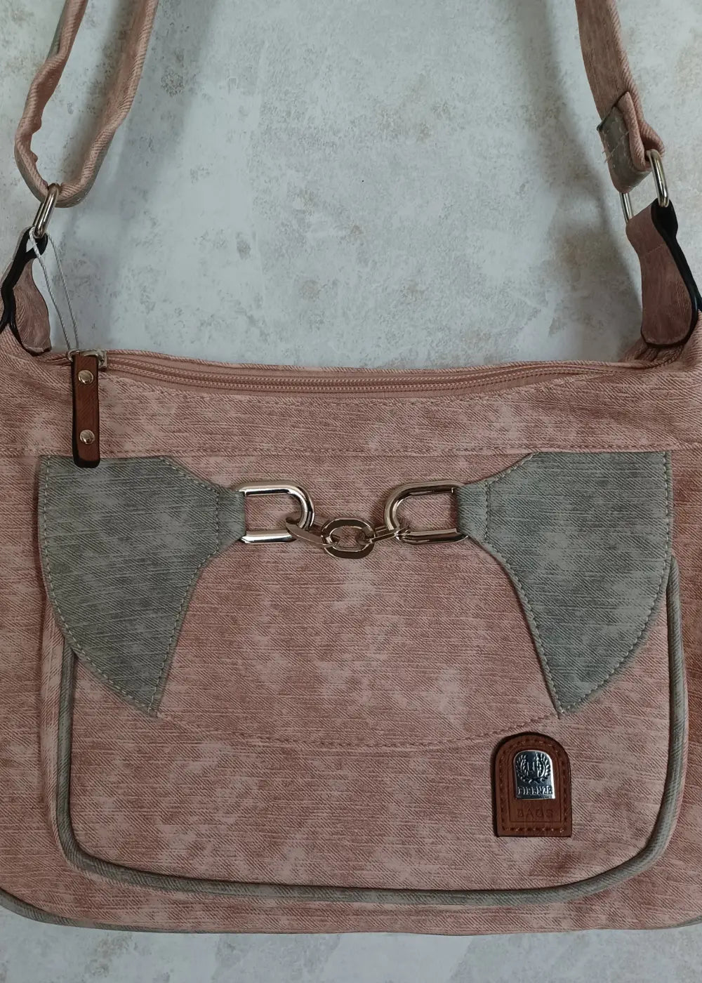 Laukku firenze roosa ja musta - laukut