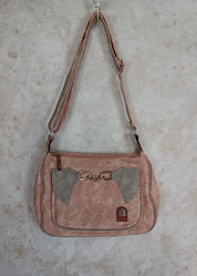 Laukku firenze roosa ja musta - laukut