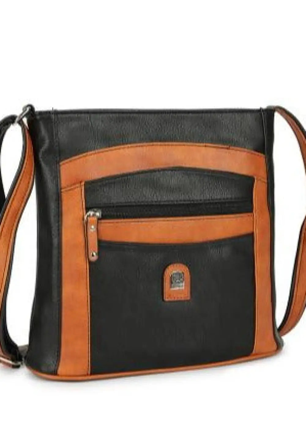 Laukku jacky sinibeige ja mustaruskea - laukut