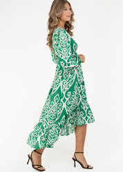 Mekko capri collection daria vihreä 0225 - mekko