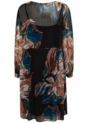 Mekko cream jasmina musta 0923 - mekko