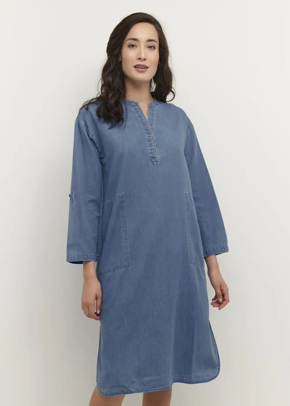 Mekko cream viola dress denim - mekko