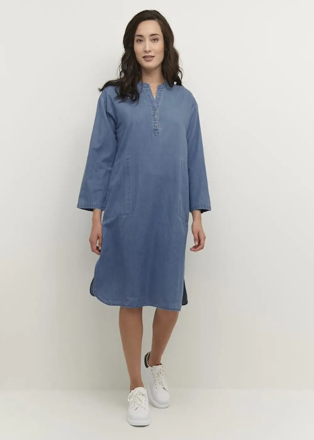 Mekko cream viola dress denim - mekko