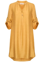 Mekko cream wilma 0723 keltainen - mekko