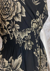 Mekko donna beigemusta 0525 - mekko