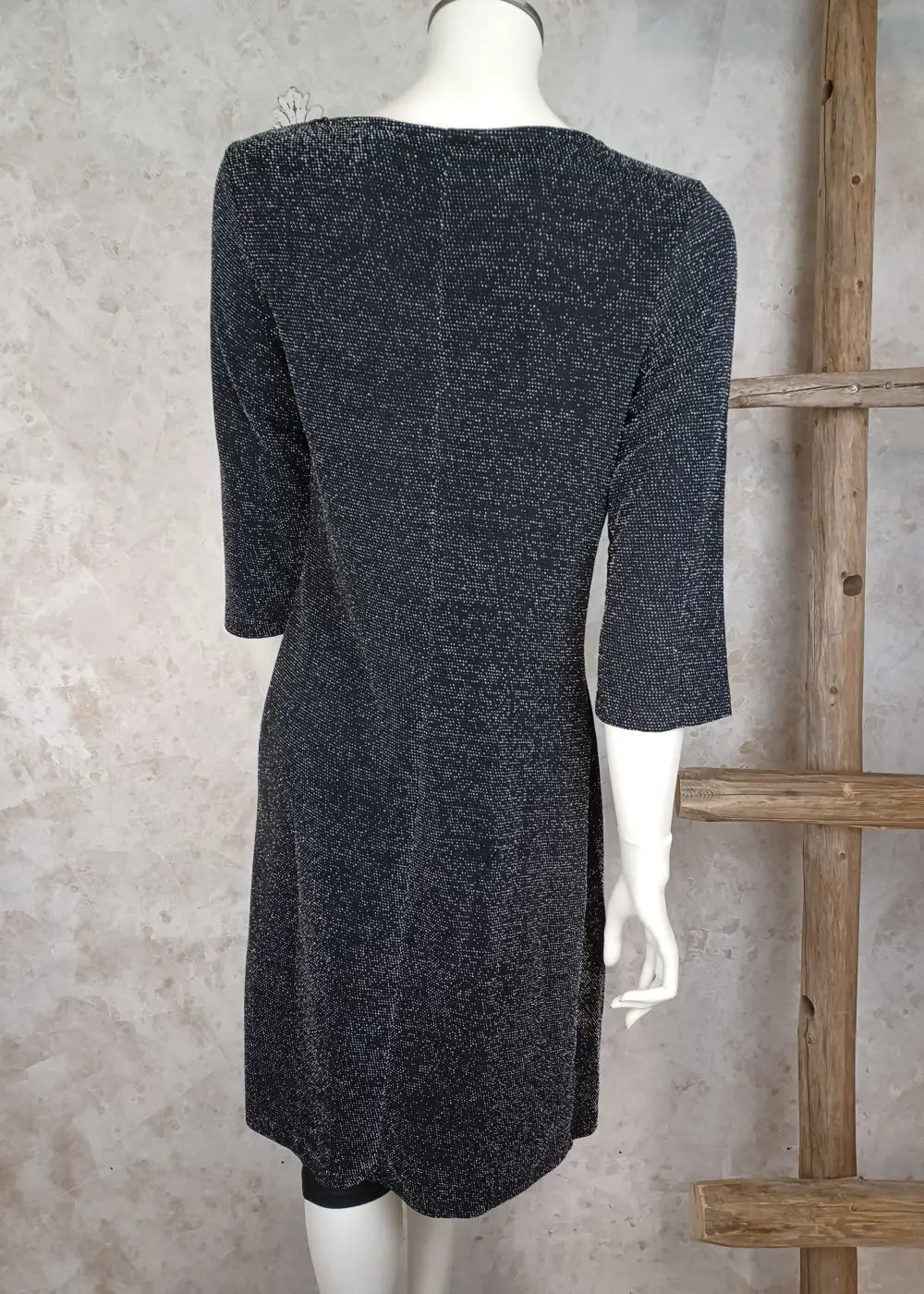 Mekko florrie kimalle musta 1023 - mekko
