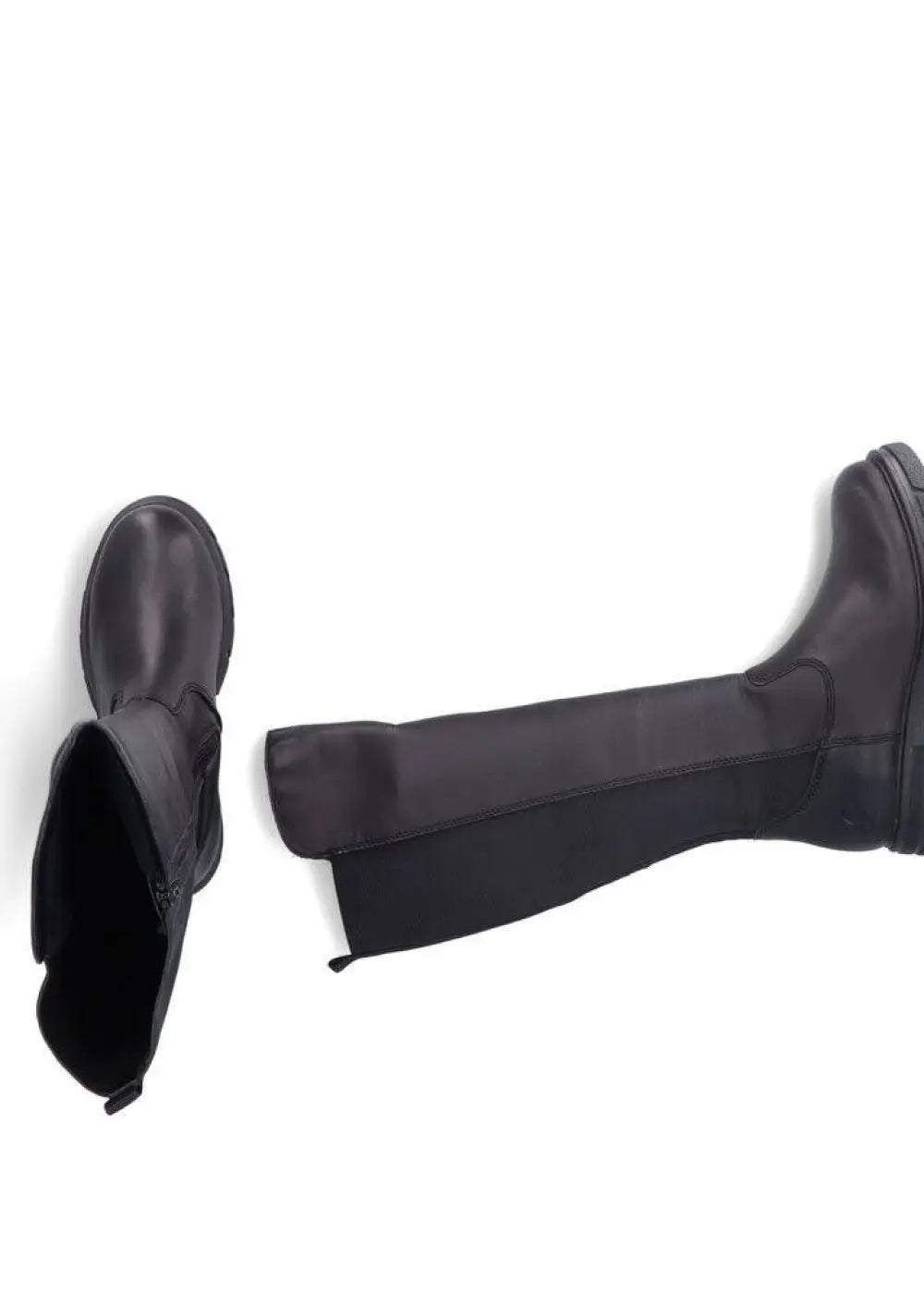 Rouheat naisten nahkasaappaat, joissa vetoketju, joustava varsi, karvavuori ja pitävä TR-kumipohja – mukavat ja tyylikkäät arkeen