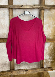 Neule elisa eri värejä 0924 | fuksia | neule