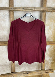 Neule elisa eri värejä 0924 | viini | neule