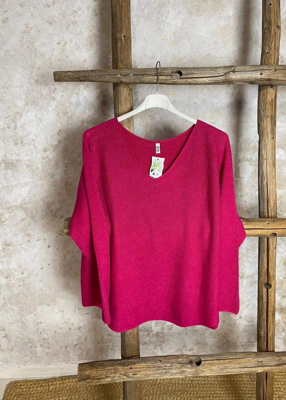 Neule elisa eri värejä 0924 | fuksia | neule