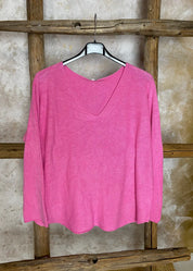 Neule elisa eri värejä 0924 | pinkki | neule