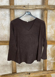 Neule elisa eri värejä 0924 | suklaan ruskea | neule