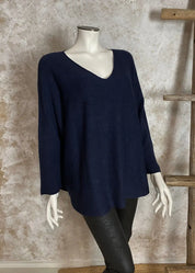 Neule elisa plus 750 eri värejä 1225 | tumman sininen | neule