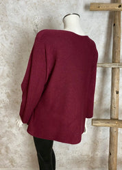 Neule elisa plus 750 eri värejä 1225 | viininpunainen | neule