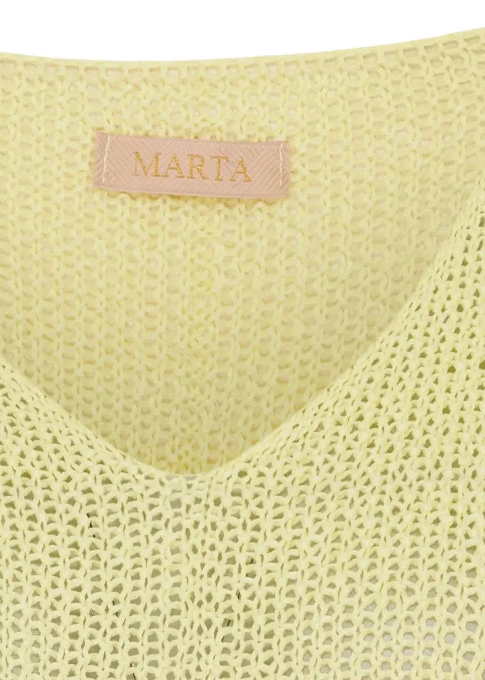 Neule marta du chateau betina vaaleankeltainen 0525 - neule