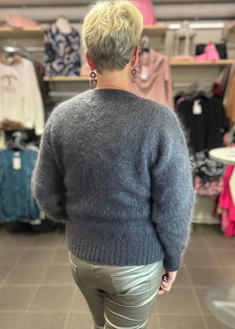 Neule parisienne harmaa 1024 - neule