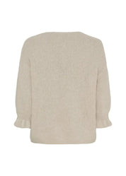 Neuletakki marta du chateau juliana beige 1125 - neule