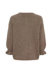 Neuletakki marta du chateau juliana taupe 0924 - neule