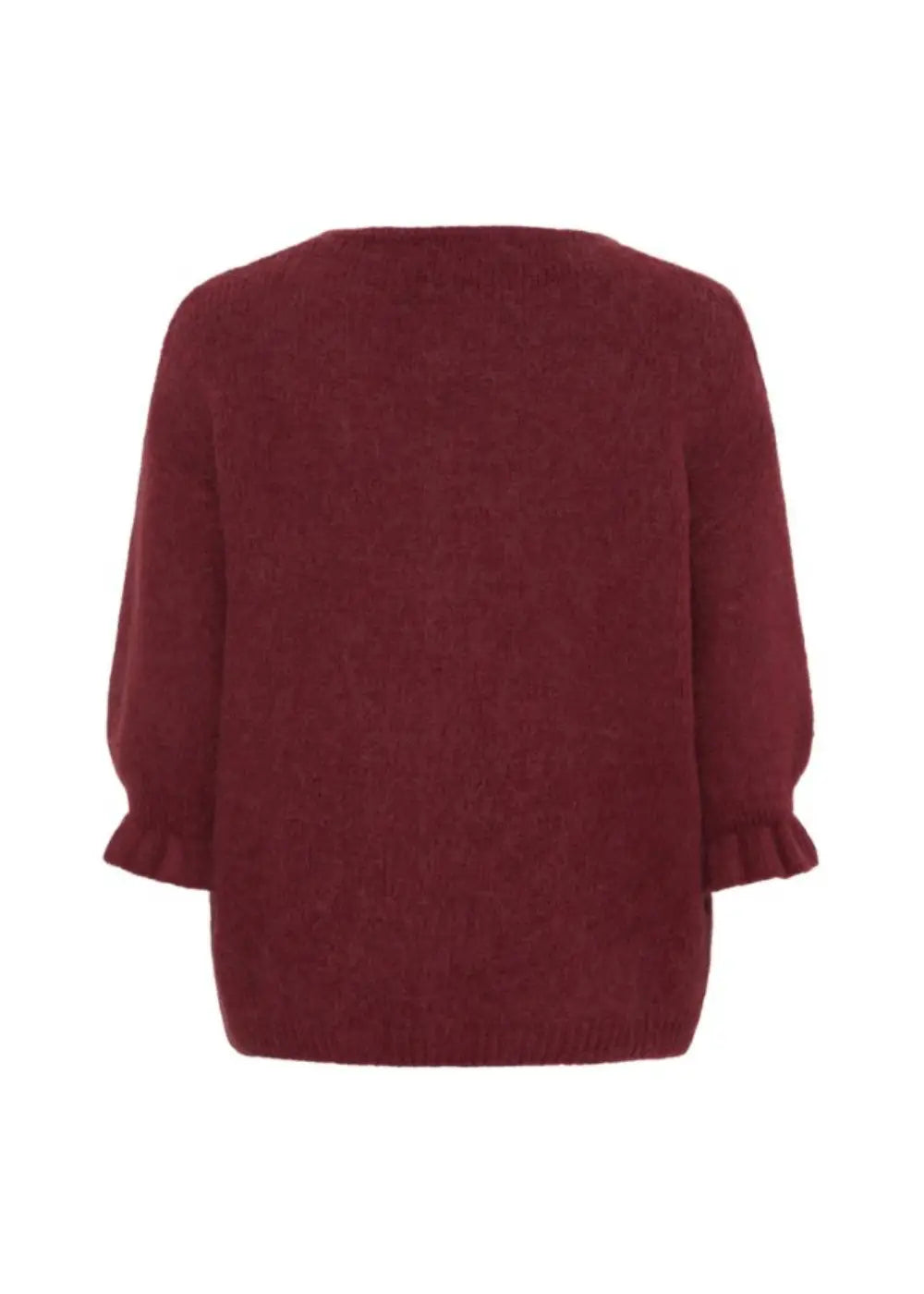 Neuletakki marta du chateau juliana viininpunainen 1225 - neule