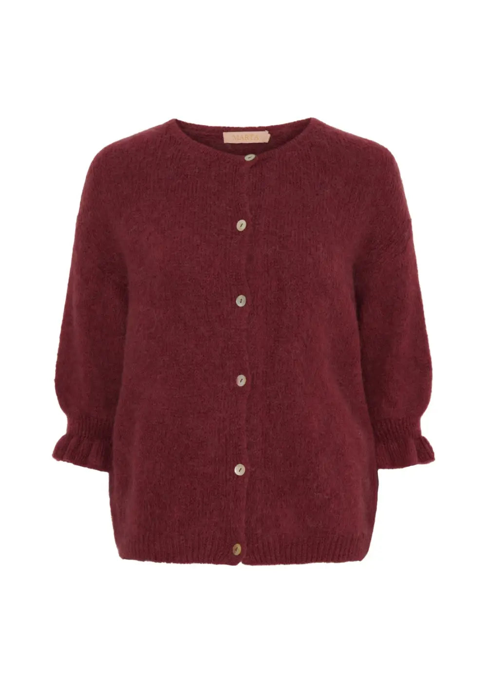 Neuletakki marta du chateau juliana viininpunainen 1225 - neule