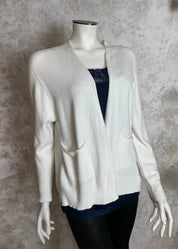 Neuletakki nathalie 353 eri värejä 0525 | valkoinen | neule