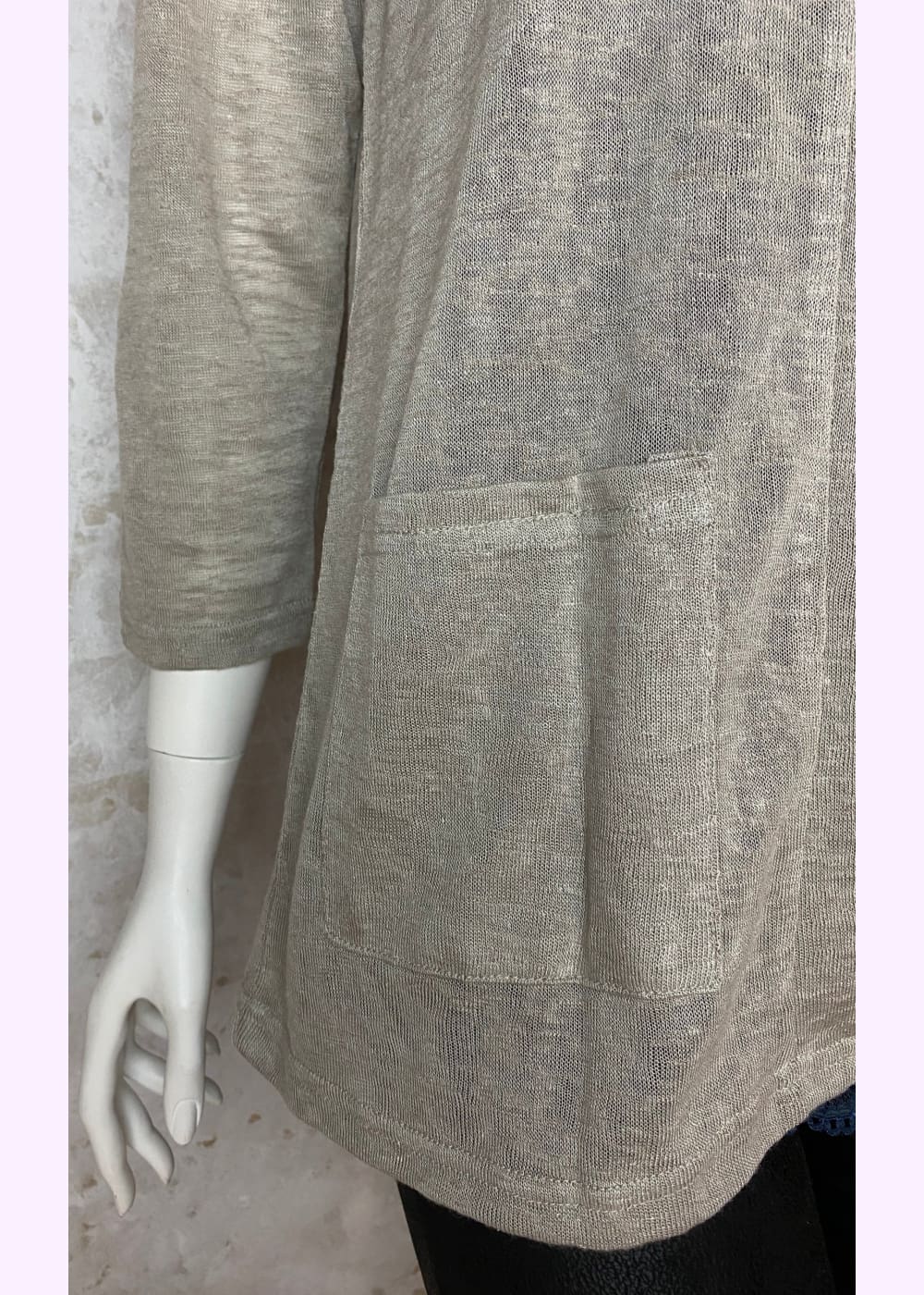 Neulostakki mxo jeanna khaki 0224 - neule