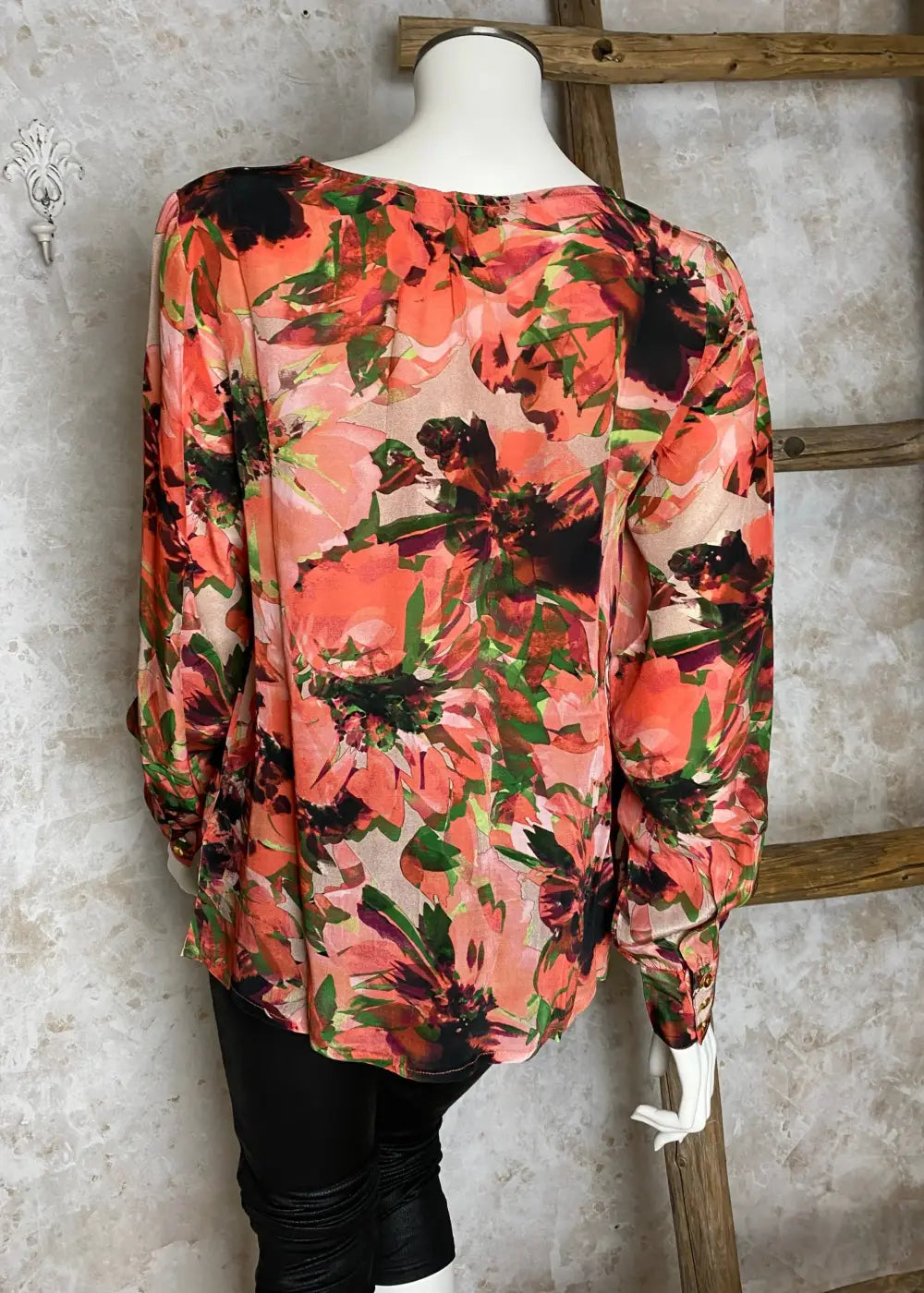 Paita cream eliza oranssi 0324 - pusero