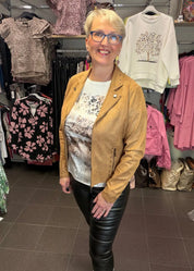 Naisten lyhythihainen pusero strassikoristeella, kimaltava etuosa, joustava takaosa, O-pääntie ja holkkihihat juhlaan ja vapaa-aikaan