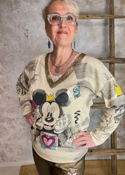 Paita madelon eri printtejä 0225 - mikki - pusero