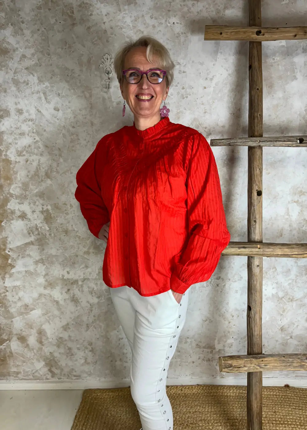 Paita zeze faisa 163 punainen 0424 - pusero