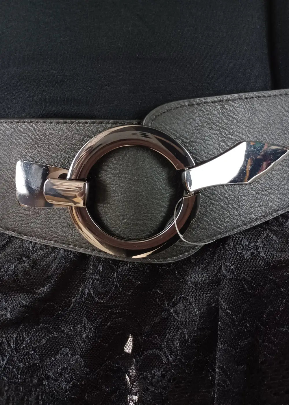 Patellavyö sa73 mustasolki 75/80cm musta - vyöt