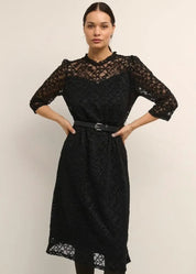 Pitsimekko gila cream musta - mekko