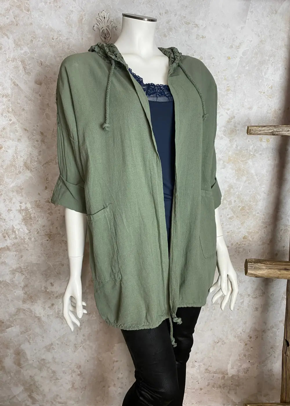 Pitsitakki adele 586 eri värejä 0525 | khaki | takki