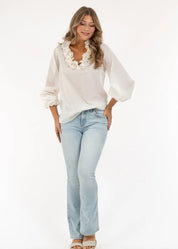 Pusero capri collection fergie valkoinen 0525 - pusero