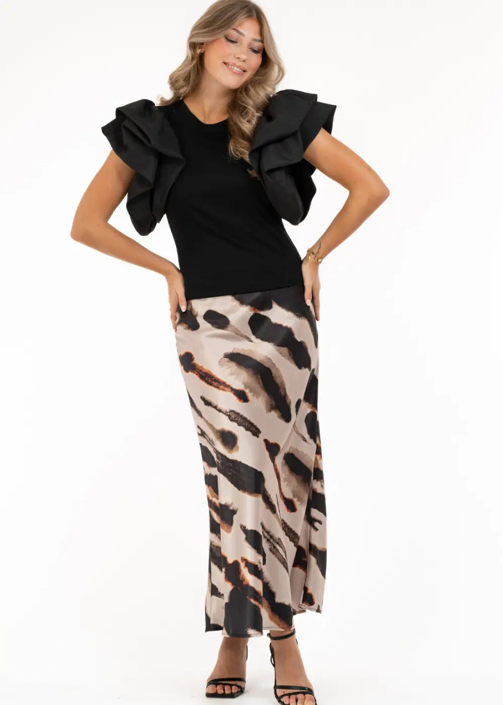 Pusero capri collection nora musta 0225 - pusero