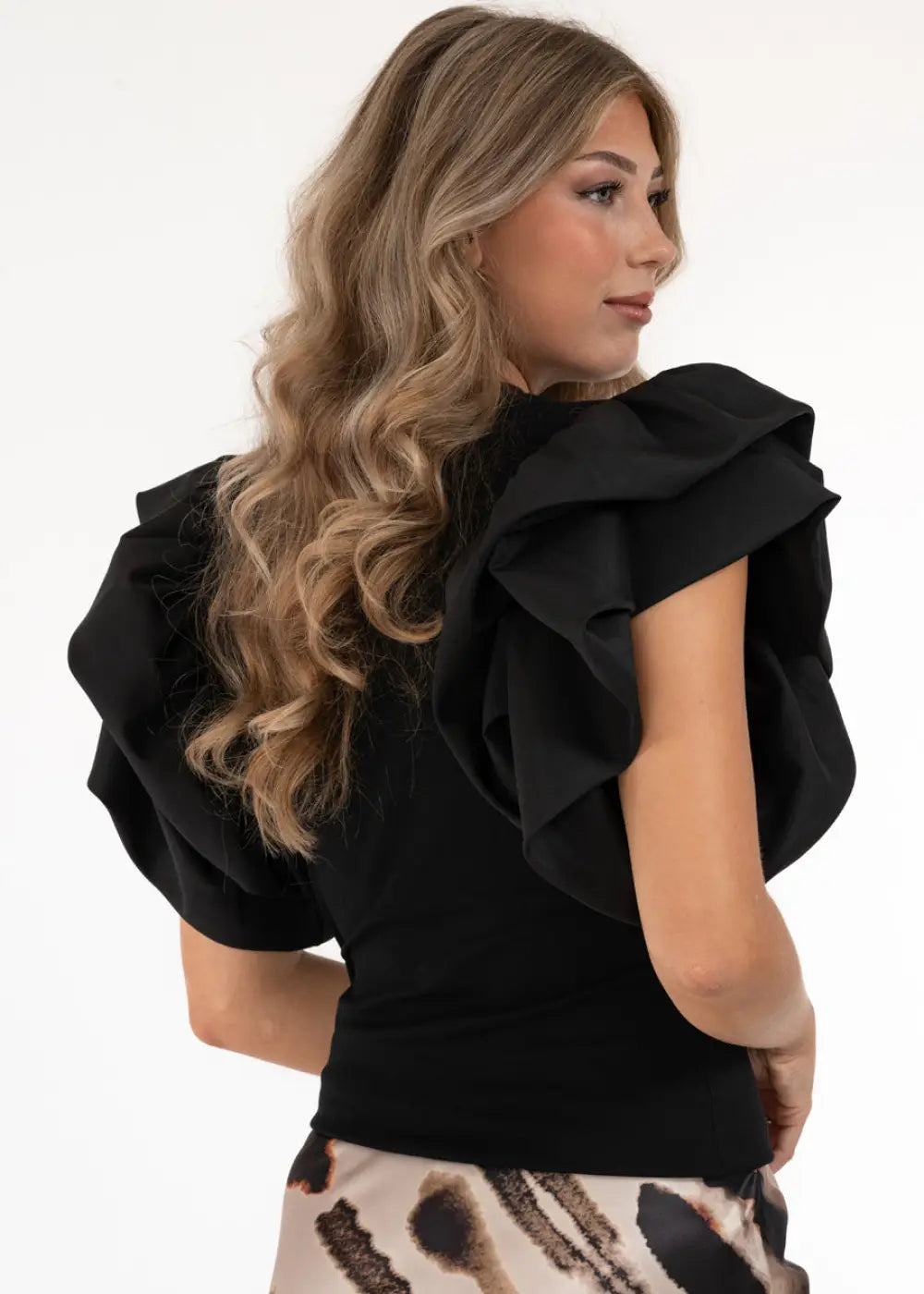 Pusero capri collection nora musta 0225 - pusero