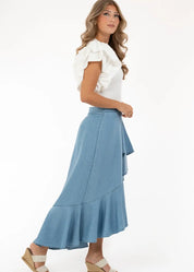 Pusero capri collection nora valkoinen 0225 - pusero