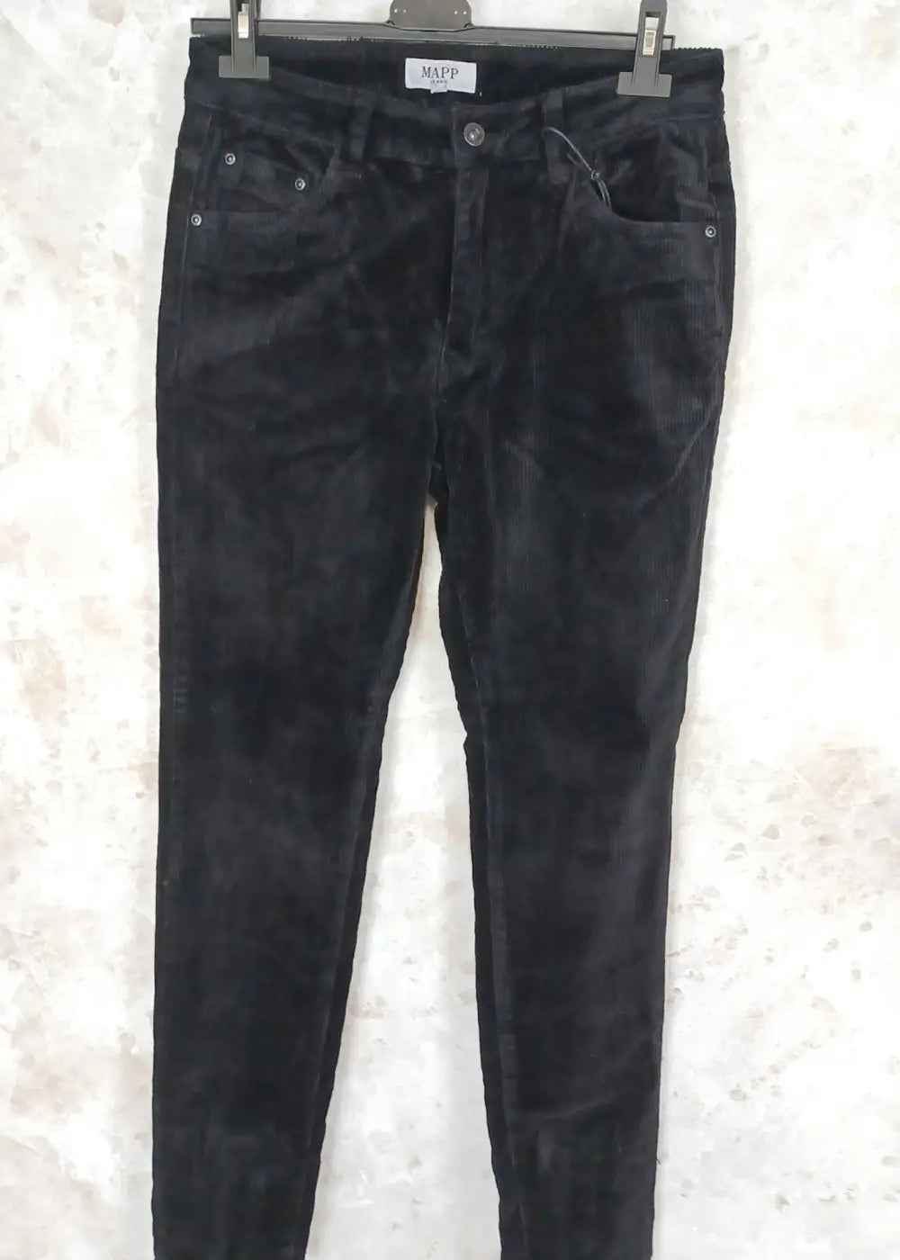 Samettihousu mapp cordyroy musta - housut