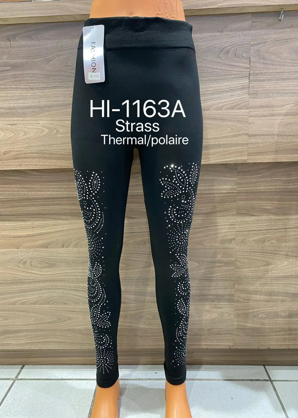 Talvijeggins 1163 musta 1224 - legginsit