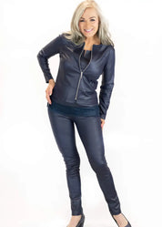 Tekstiilinahkainen jakku paula - takki