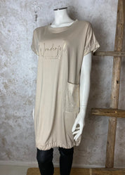 Tunika wonderful eri värejä 0525 | beige | tunika