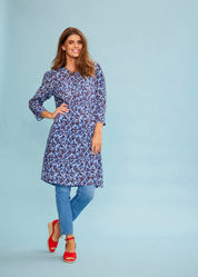 Tunikamekko zeze fiola sininen 0424 - mekko