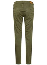 Twill housut lottecr cream vihreä - housut