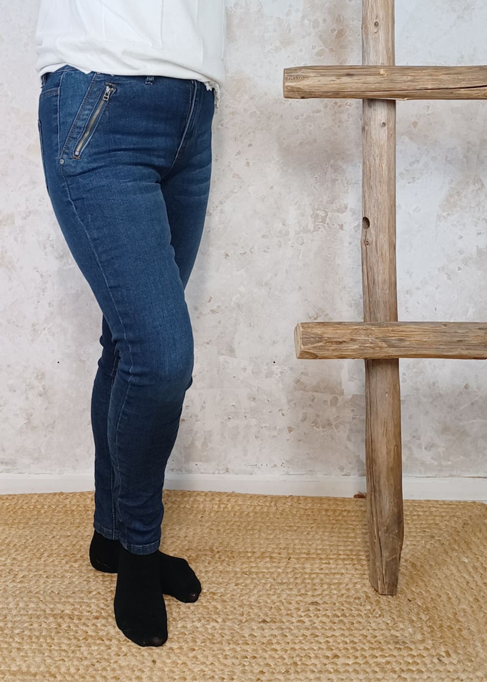 Farkku mapp katy backpocket t.sininen - farkku