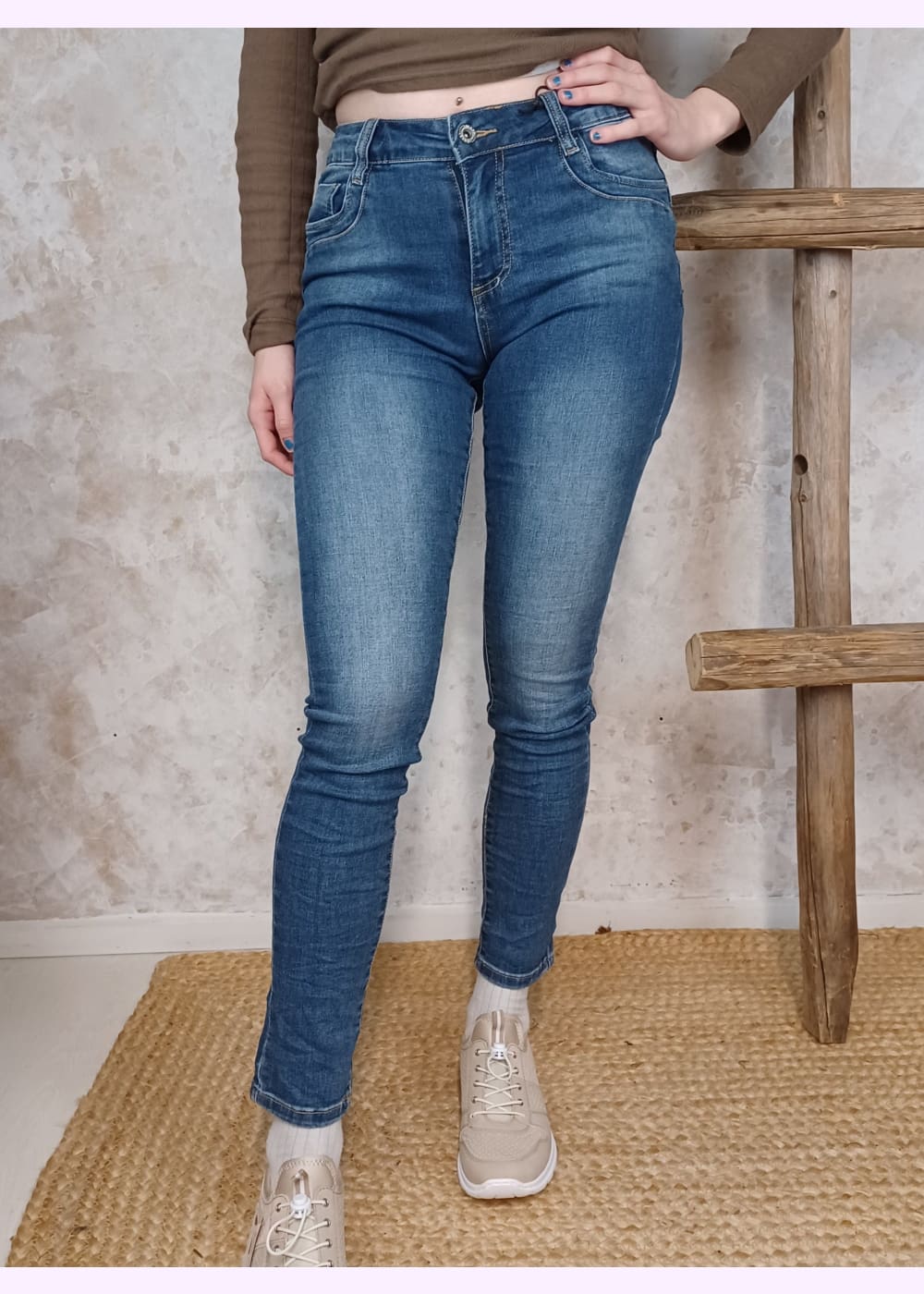 Farkku mapp patti zip 8984 lahje 76 - farkku