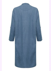 Mekko cream viola dress denim - mekko